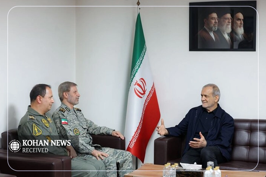 پزشکیان: ارتش با آمادگی عملیاتی بالا اقتدار دفاعی کشور را به نمایش گذاشت
